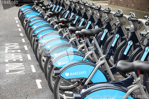 Image of London city bikes