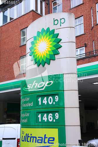 Image of BP gas station prices