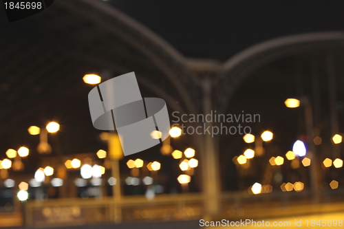 Image of cologne city night bokeh