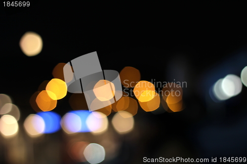 Image of city bokeh background