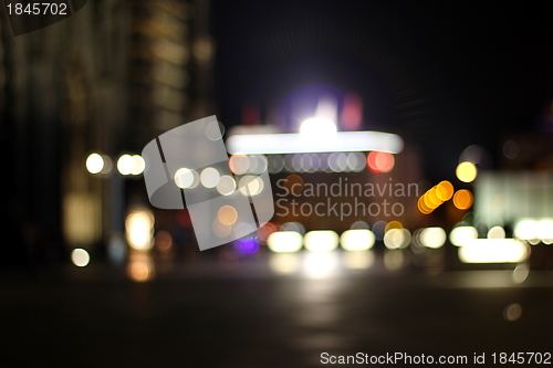 Image of city bokeh background