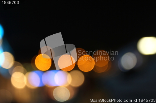 Image of city bokeh background
