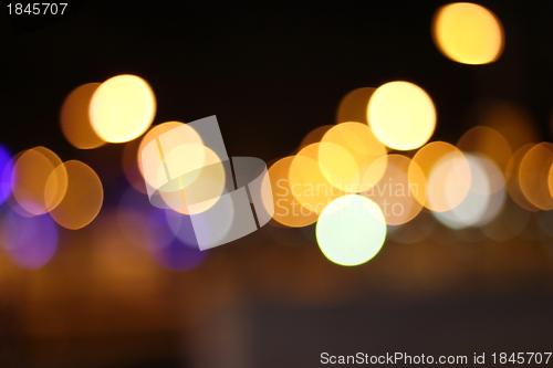 Image of city bokeh background