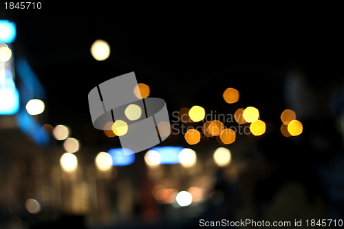 Image of city bokeh background