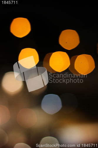 Image of city bokeh background