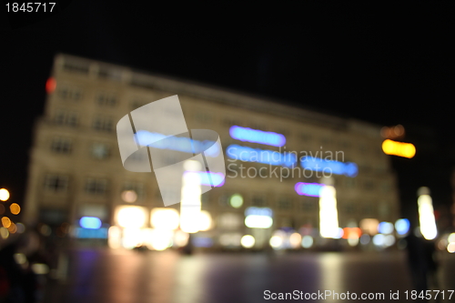 Image of cologne city night bokeh