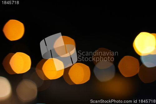 Image of city bokeh background