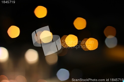 Image of city bokeh background
