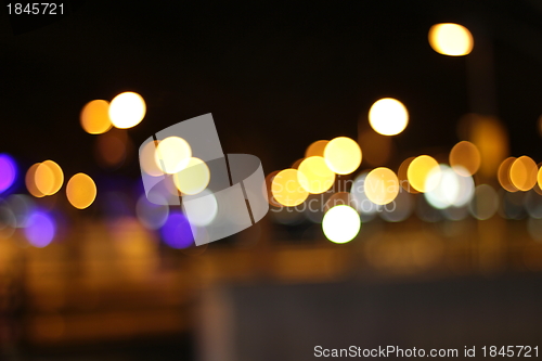 Image of city bokeh background