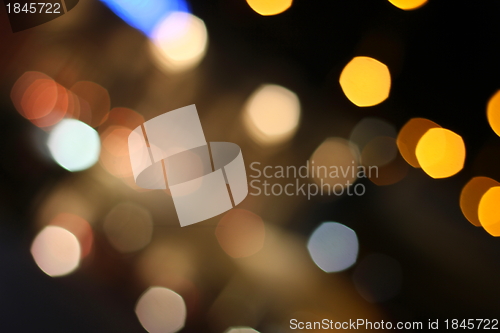 Image of city bokeh background