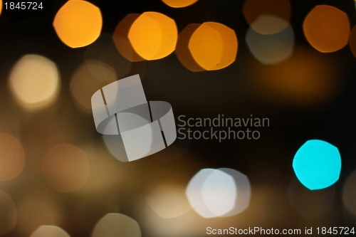 Image of city bokeh background
