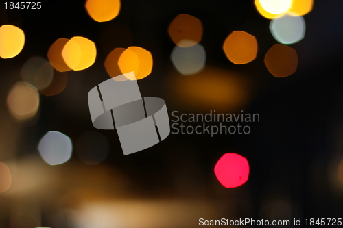 Image of city bokeh background