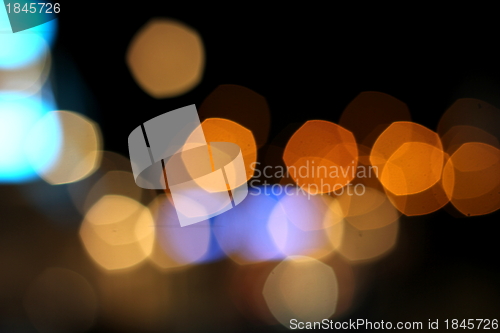Image of city bokeh background