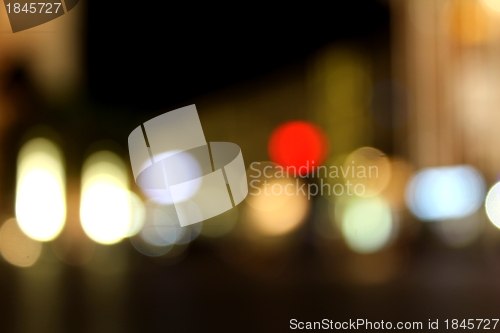 Image of city bokeh background
