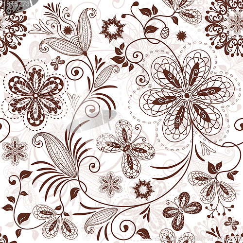 Image of Seamless floral pattern