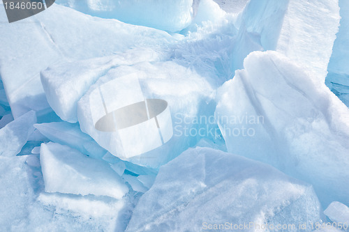 Image of ice blocks