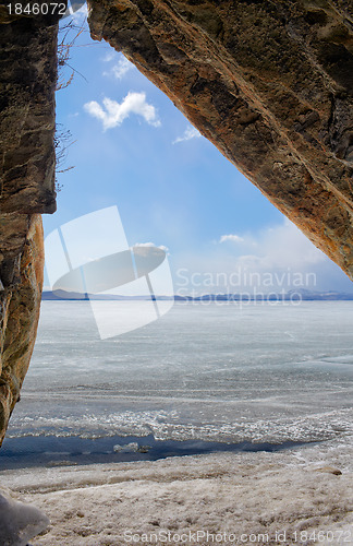 Image of baikal in winter