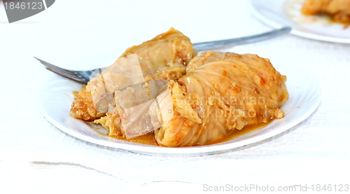 Image of traditional stuffed cabbage