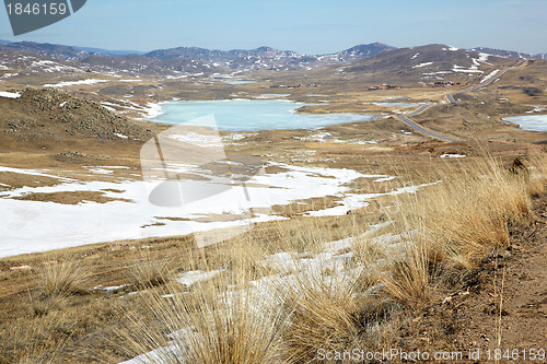 Image of Road in Siberian landscape