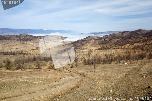 Image of Road in Siberian landscape