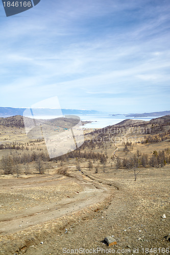 Image of Road in Siberian landscape