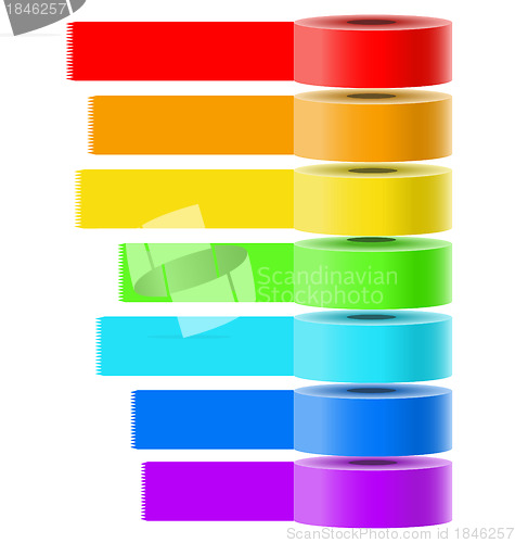 Image of Selfadhesive tapes vector collection