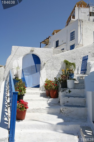 Image of Santorini entrance