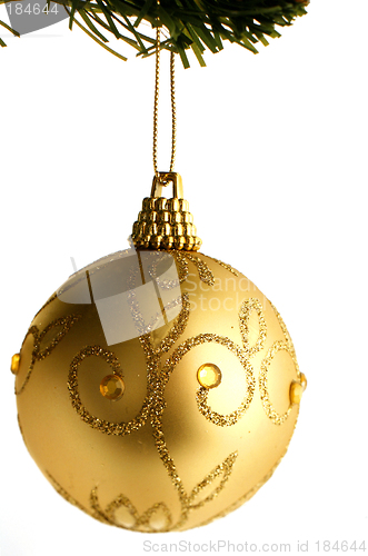 Image of Golden Xmas ball