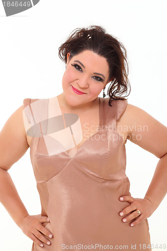 Image of Pretty plus size woman