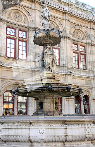 Image of The Vienna Opera house in Vienna, Austria