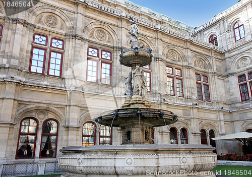 Image of The Vienna Opera house in Vienna, Austria