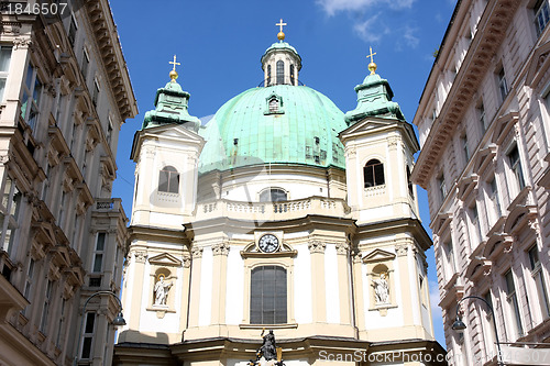 Image of Peterskirche (Saint Peter's Church) in Vienna, Austria