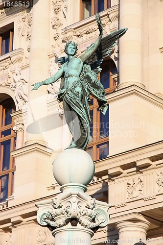 Image of Beautiful sculpture near Natural History Museum in Vienna, Austr