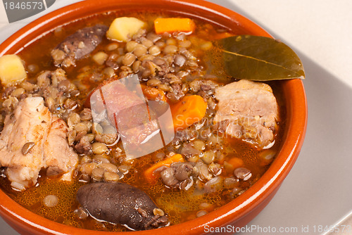 Image of Spanish lentil stew