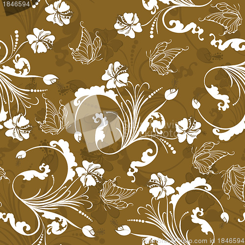 Image of seamless floral pattern