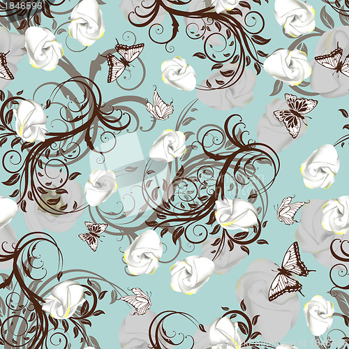 Image of seamless floral pattern