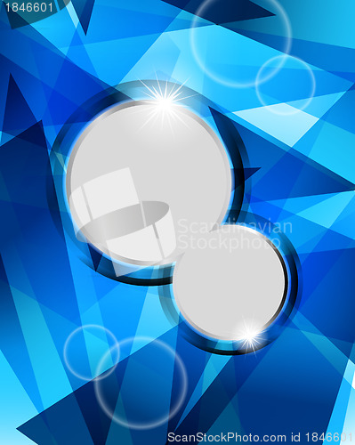 Image of Technological blue background