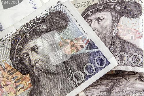 Image of Swedish currency -1000 Kronor