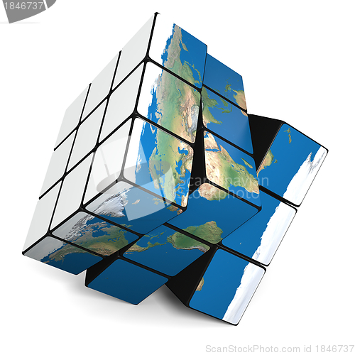 Image of Earth cube