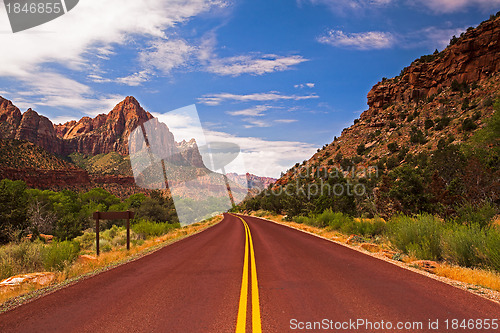 Image of The empty road