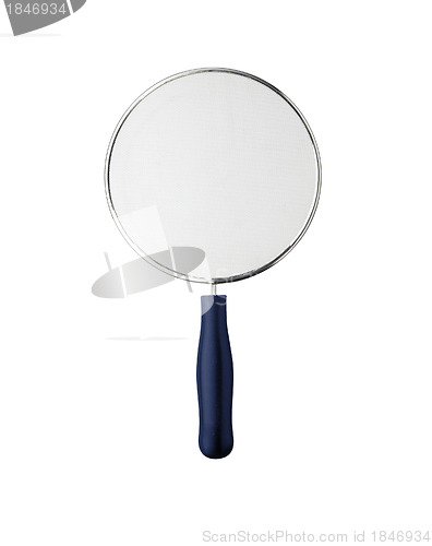 Image of Magnifying glass isolated on white