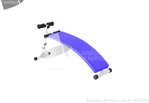 Image of Sport fitness home simulatorisolated on white