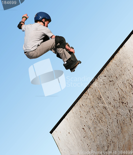 Image of Boy skateboarding