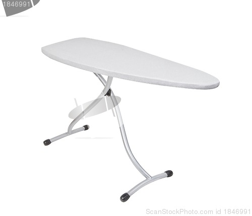 Image of ironing board isolated on white background