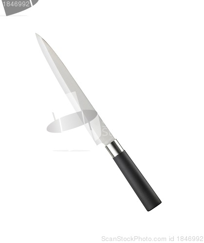 Image of isolated knife on white background