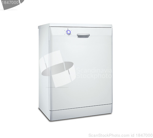 Image of dishwasher isolated on a white background