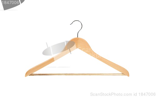 Image of Coat hanger isolated on white