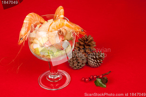 Image of Christmas prawn cocktail