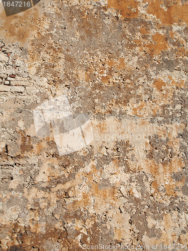 Image of Bonifacio fortification wall plaster, Corsica, France