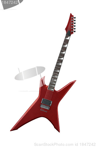 Image of Red guitar